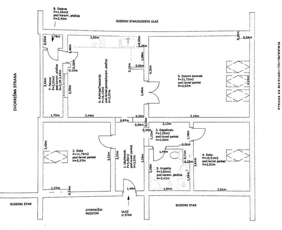 stan na prodaju Novi Sad, 78m2 525684