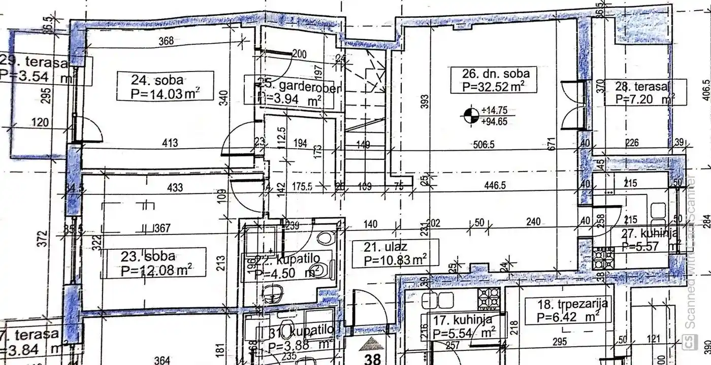 stan na prodaju Novi Sad 134m2 542035