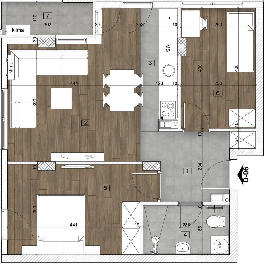 stan na prodaju Novi Sad 60m2 542855