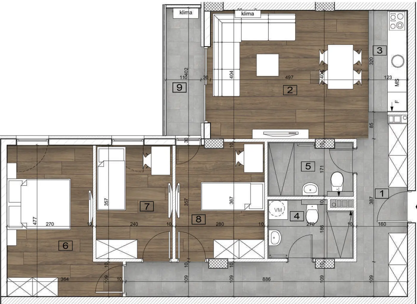stan na prodaju Novi Sad 84m2 543151