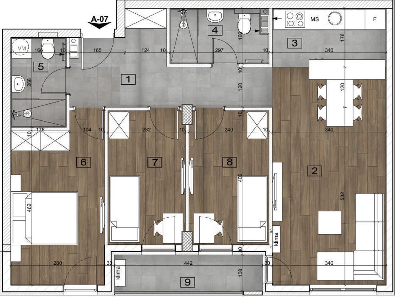 stan na prodaju Novi Sad 82m2 541936