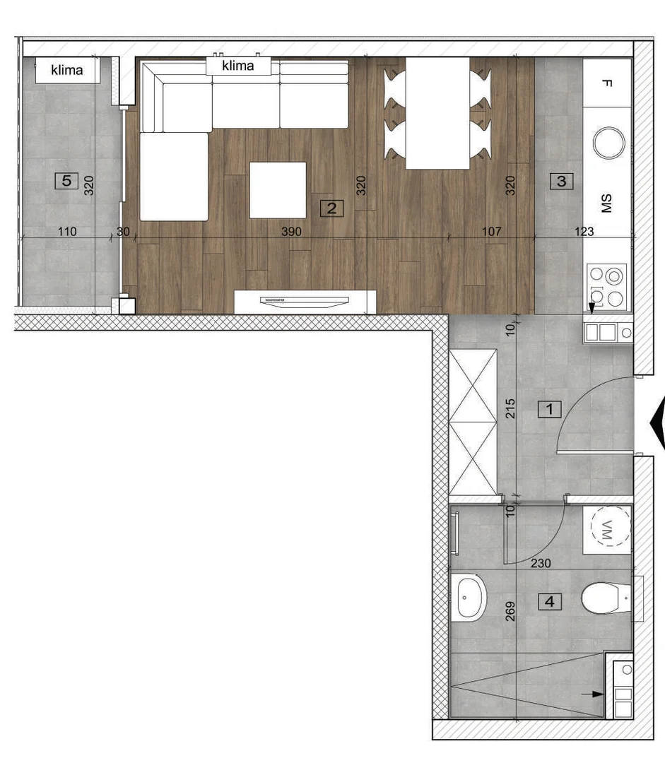 stan na prodaju Novi Sad 33m2 542251