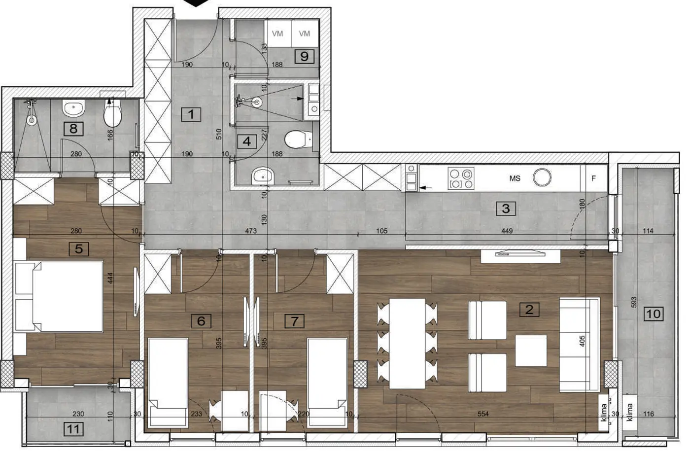stan na prodaju Novi Sad 94m2 542329