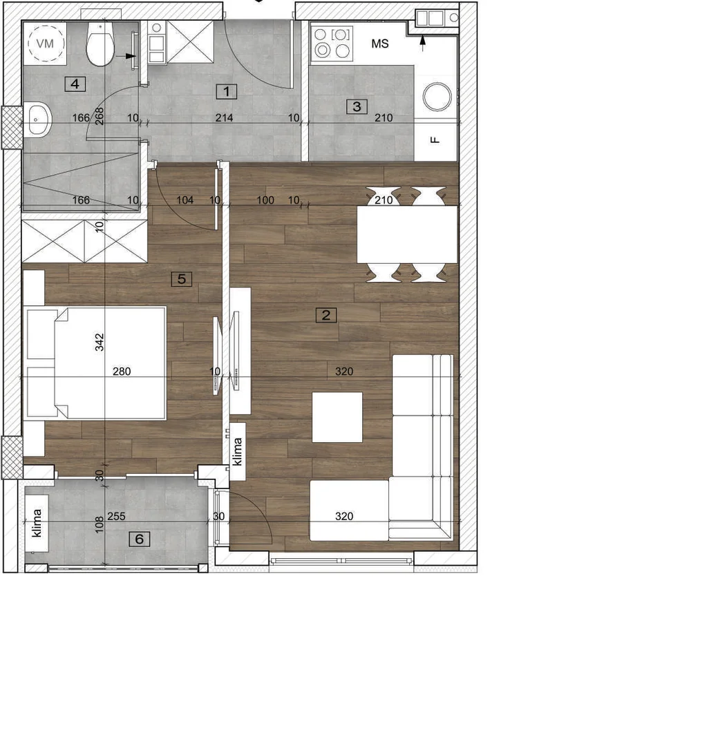 stan na prodaju Novi Sad 42m2 542417