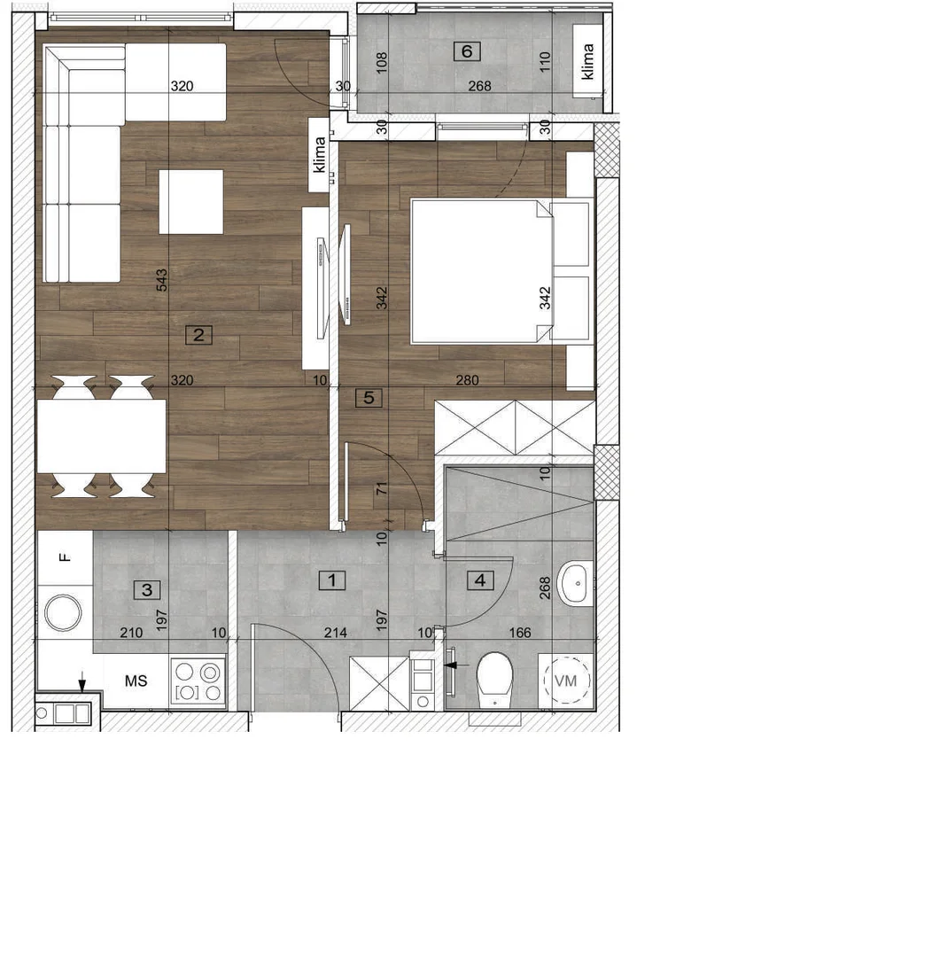 stan na prodaju Novi Sad 42m2 542528