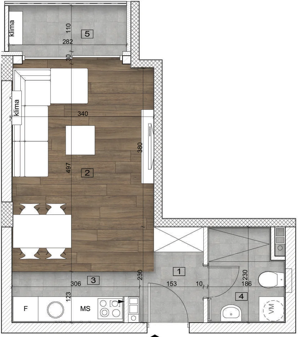 stan na prodaju Novi Sad 31m2 542536