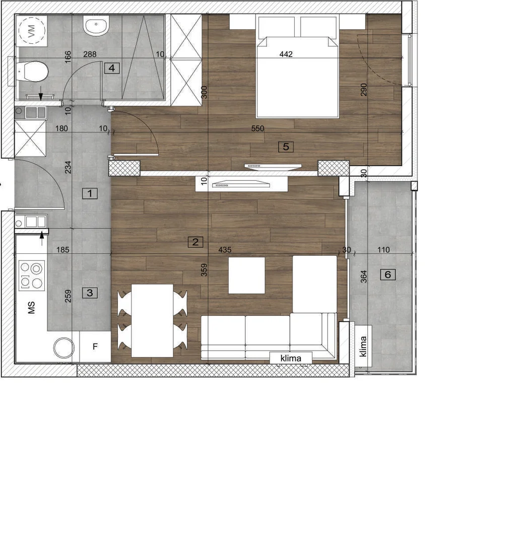 stan na prodaju Novi Sad 45m2 542633
