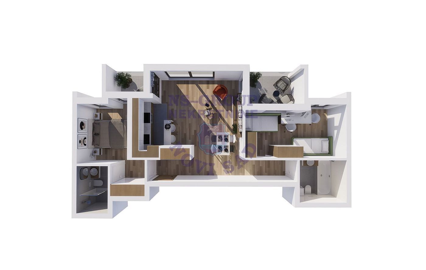 stan na prodaju Novi Sad 72m2 550123