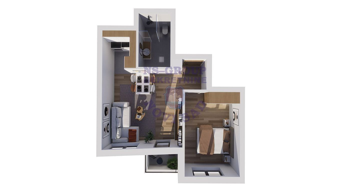 stan na prodaju Novi Sad 39m2 550124