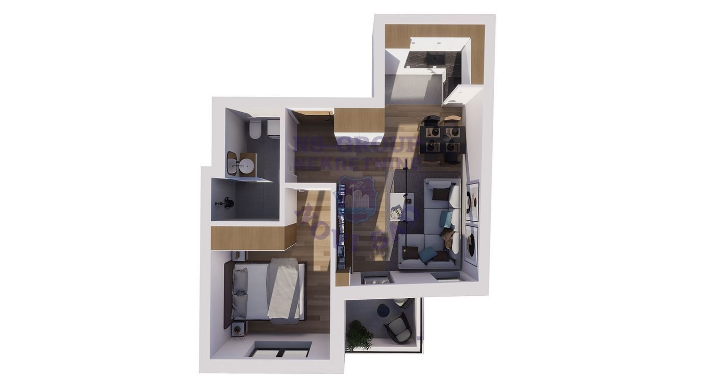 stan na prodaju Novi Sad, 37m2 550129