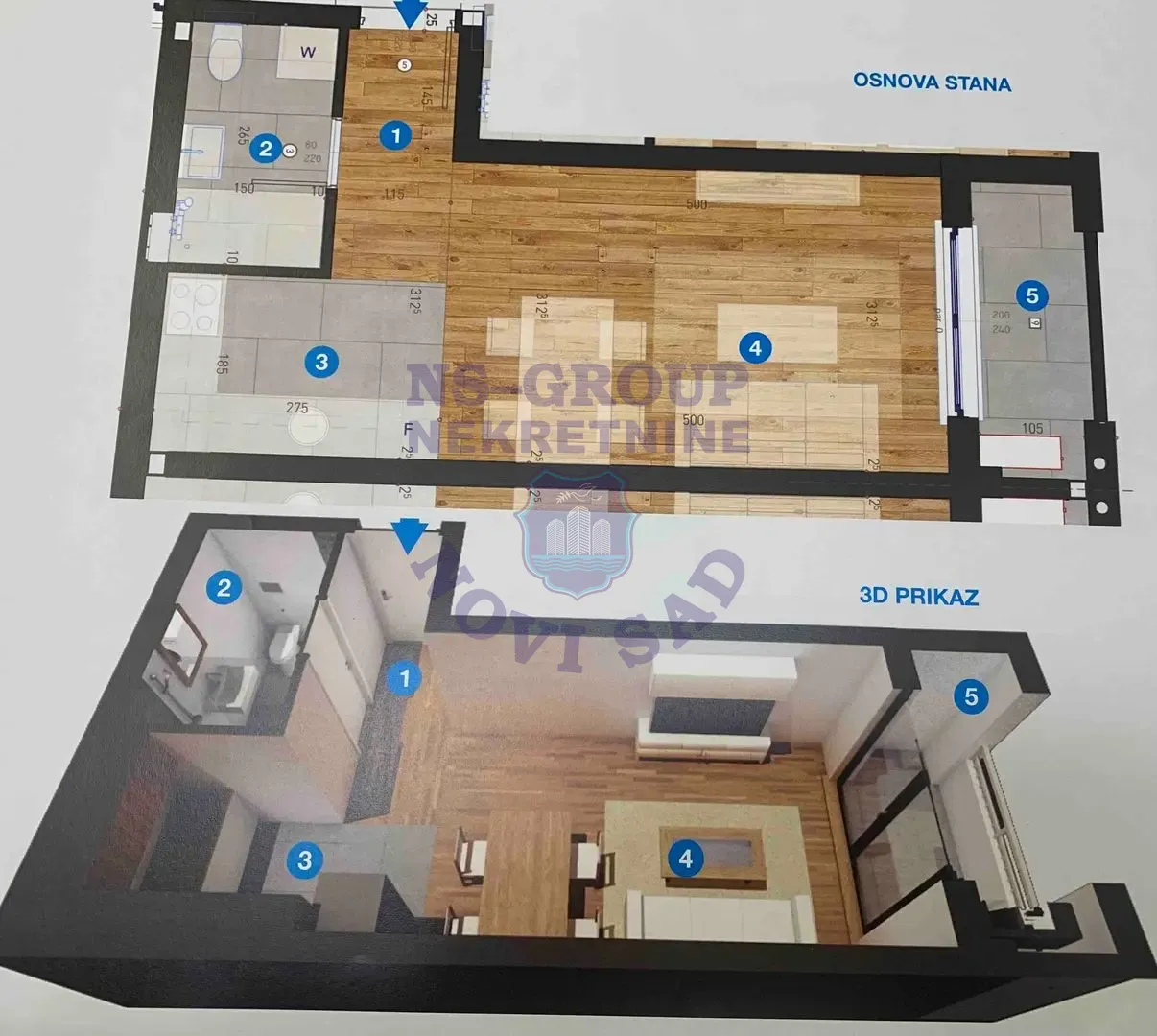 stan na prodaju Novi Sad, 29m2 555725