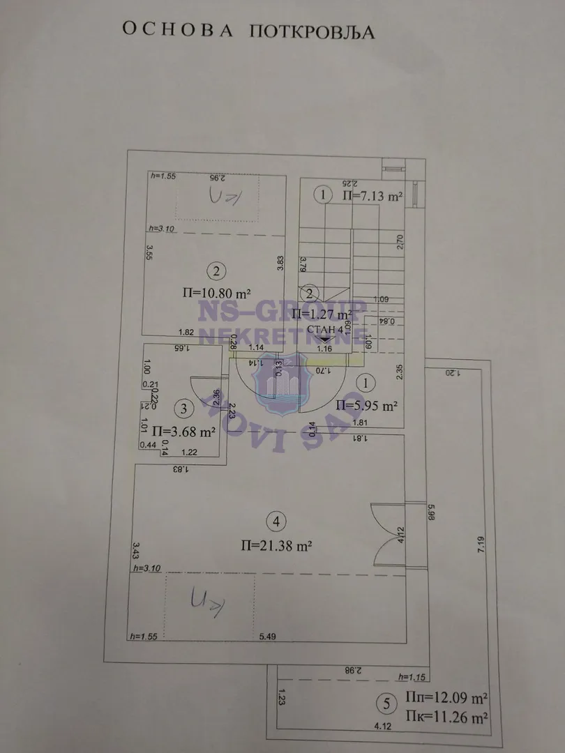 stan na prodaju Novi Sad 53m2 558298