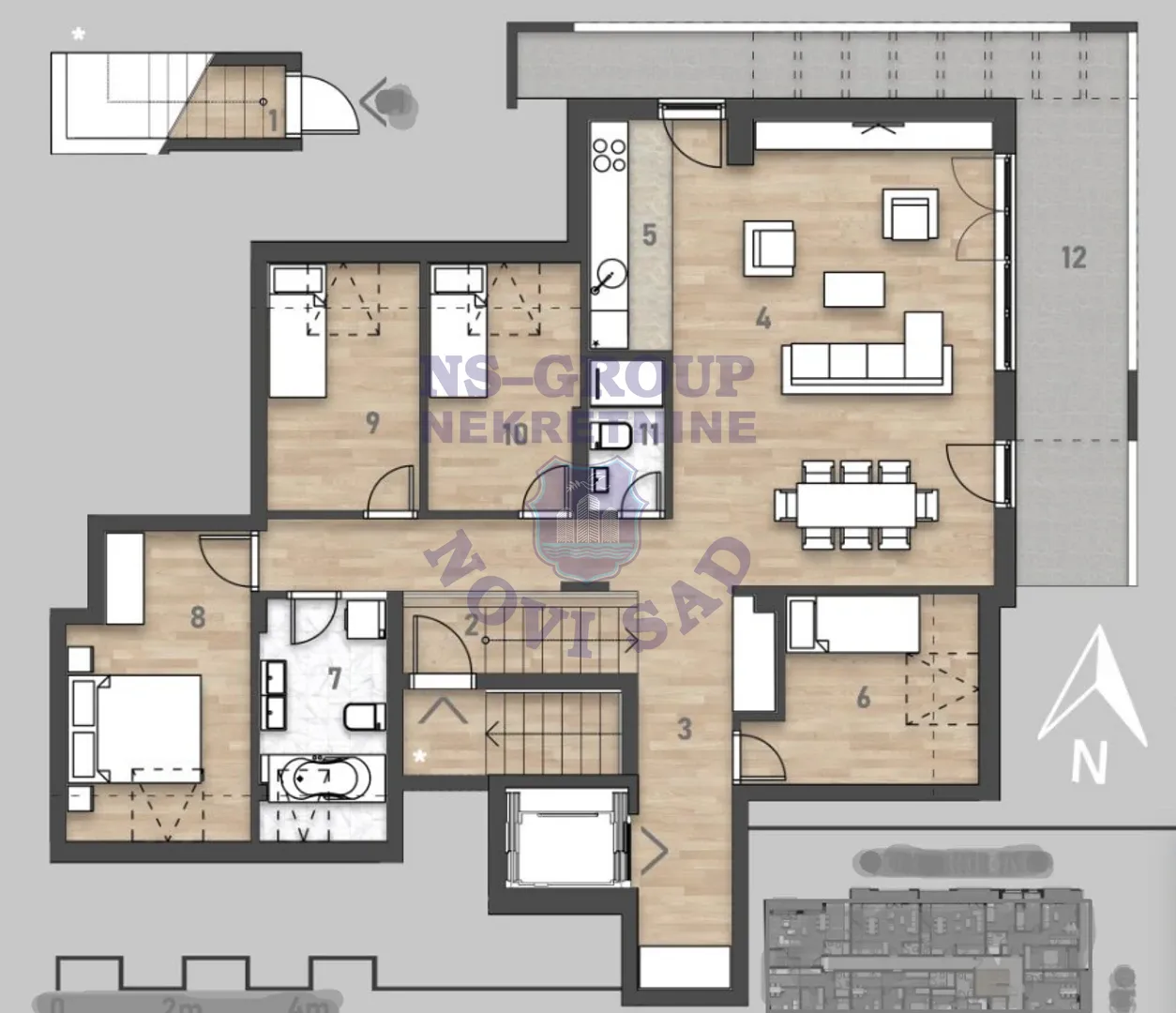 stan na prodaju Novi Sad, 139m2 559782