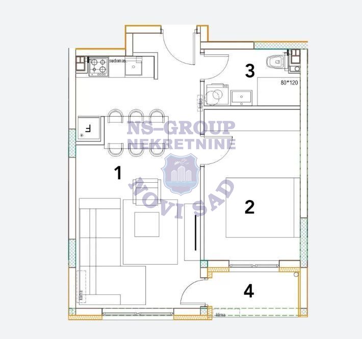 stan na prodaju Vrdnik, 44m2 560308