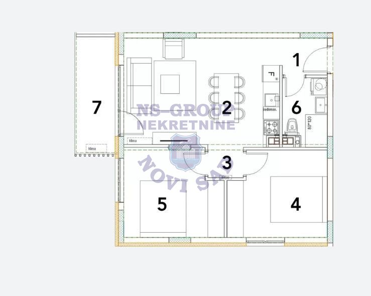 stan na prodaju Vrdnik, 58m2 560352