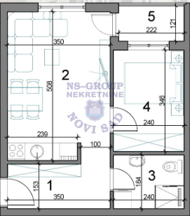 stan na prodaju Novi Sad 39m2 556437