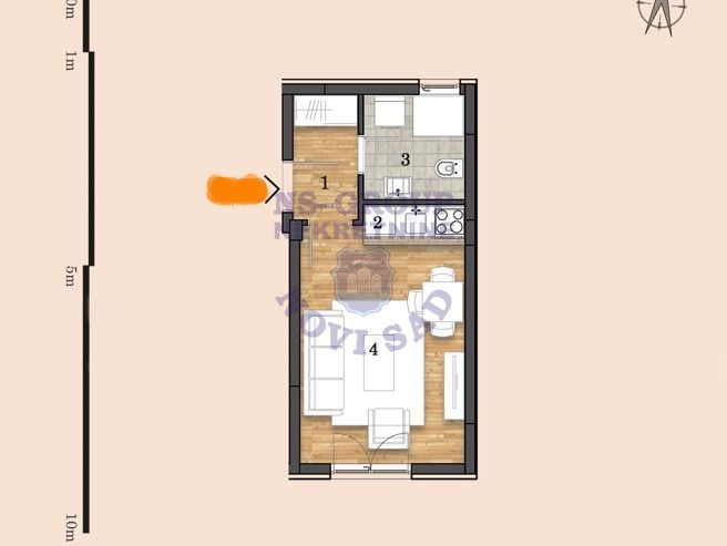 stan na prodaju Novi Sad 24m2 560520