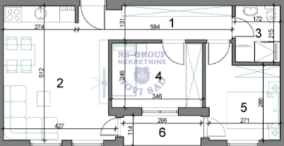stan na prodaju Novi Sad 51m2 556438