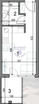 stan na prodaju Novi Sad 26m2 556441