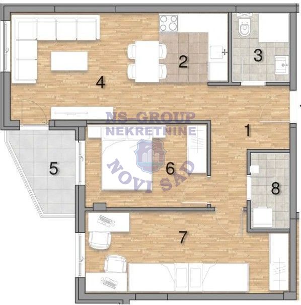 stan na prodaju Novi Sad 66m2 561740