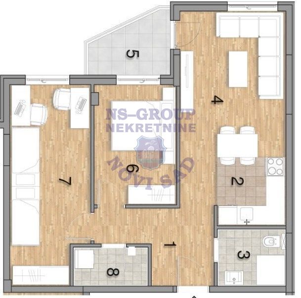 stan na prodaju Novi Sad 66m2 561692