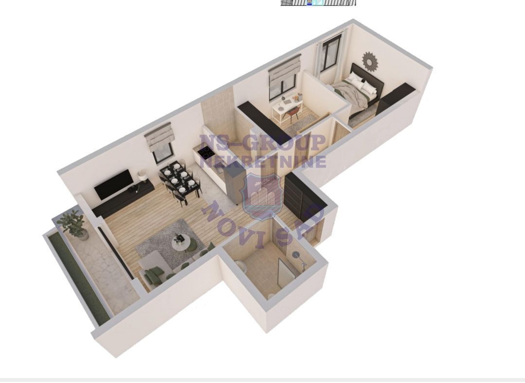 stan na prodaju Sremska Kamenica, 68m2 556000