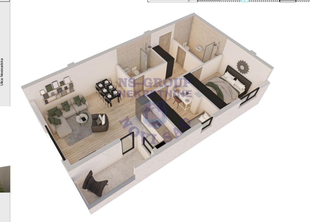 stan na prodaju Sremska Kamenica, 69m2 556004