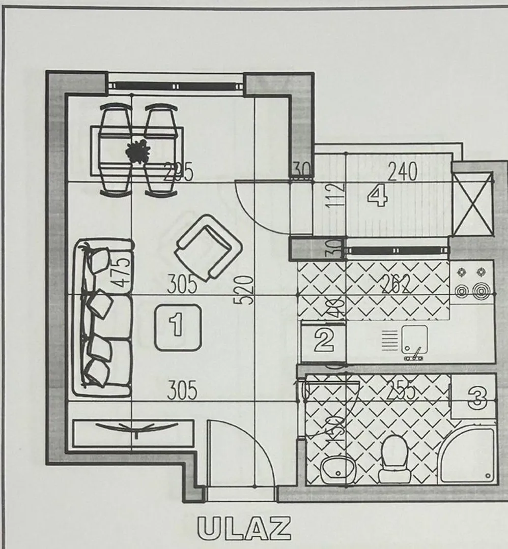 stan na prodaju Petrovaradin, 25m2 564721