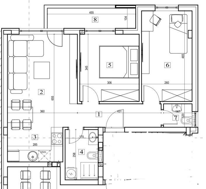 stan na prodaju Novi Sad 60m2 564608