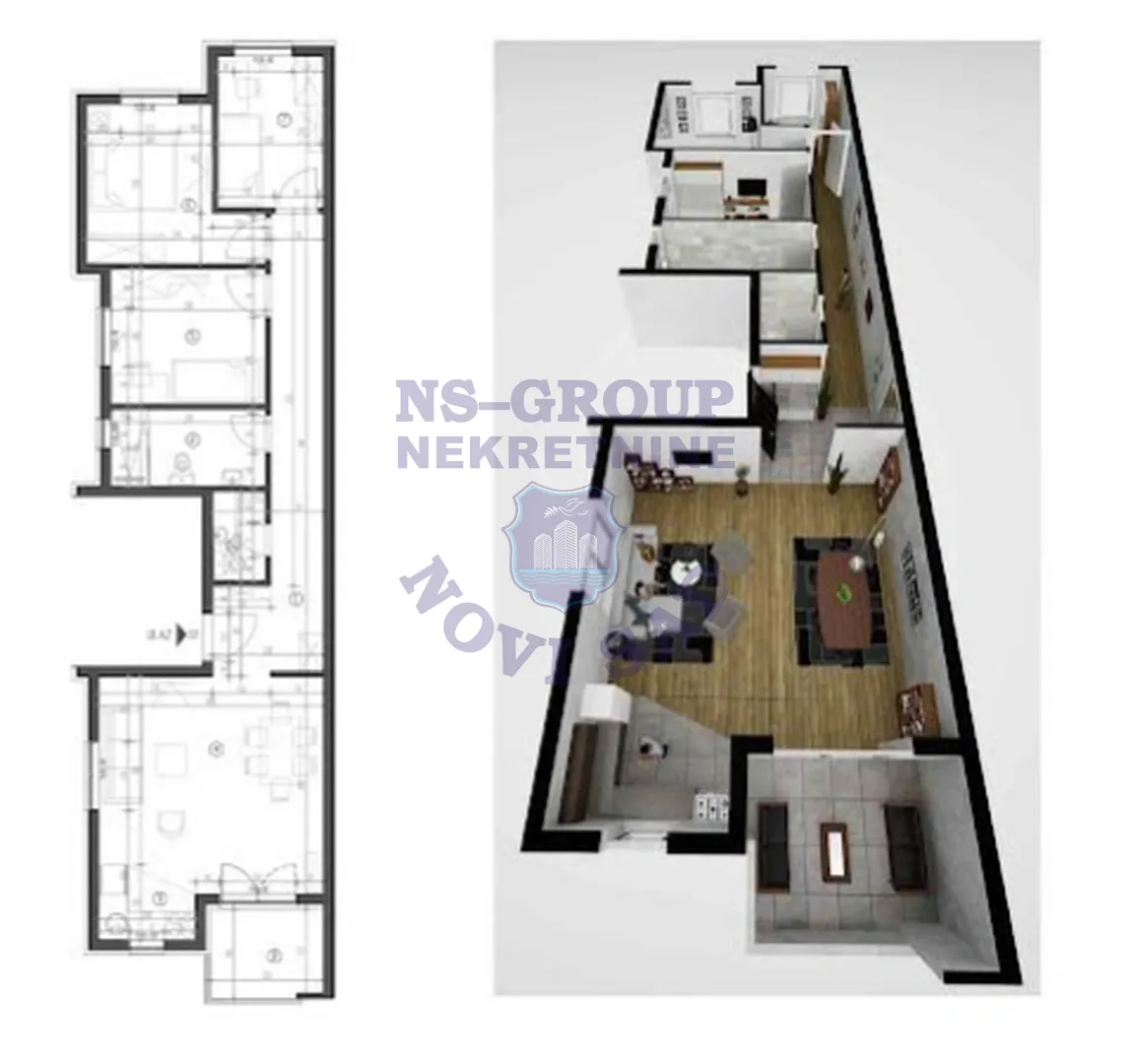 stan na prodaju Novi Sad 71m2 566746