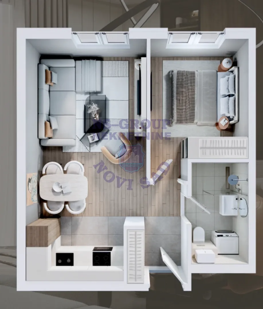 stan na prodaju Novi Sad, 39m2 565901