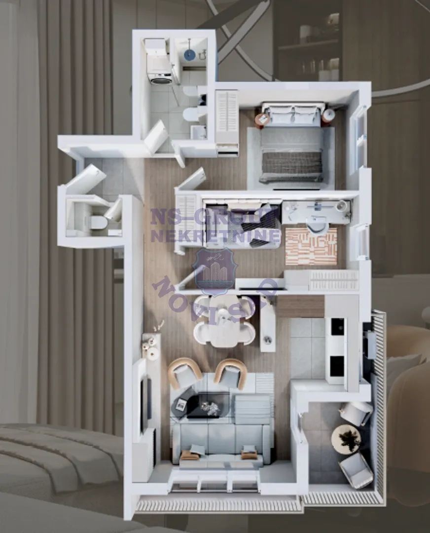 stan na prodaju Novi Sad, 62m2 566920